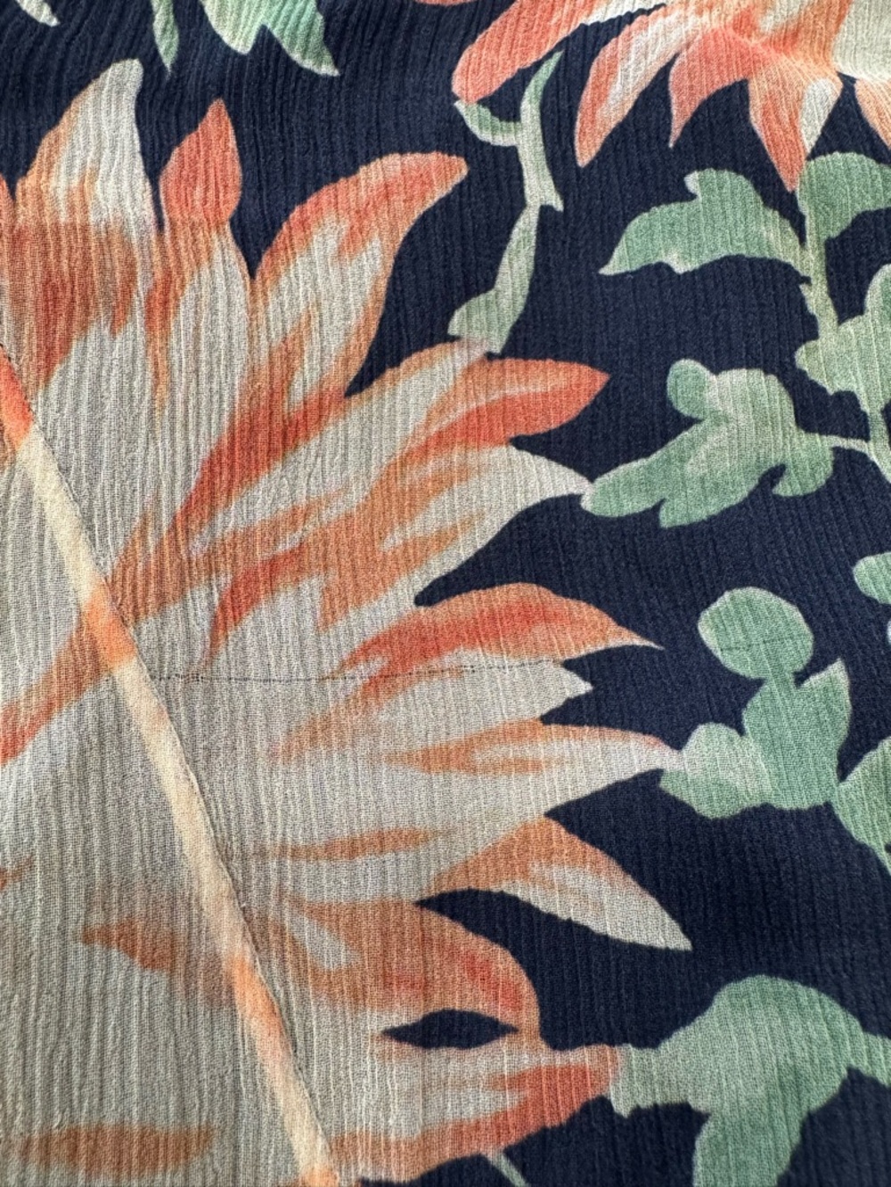 LOEWE Long Floral Print One-Sleeve Chiffon Silk Maxi Dress - Picture 12 of 16